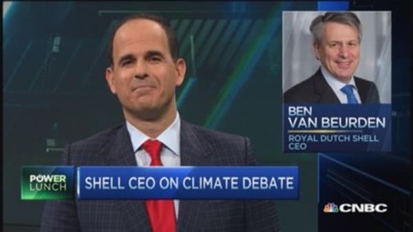 Shell CEO: Step up against climate change