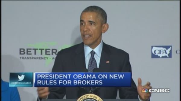 Obama: New rules for brokers & retirement accounts