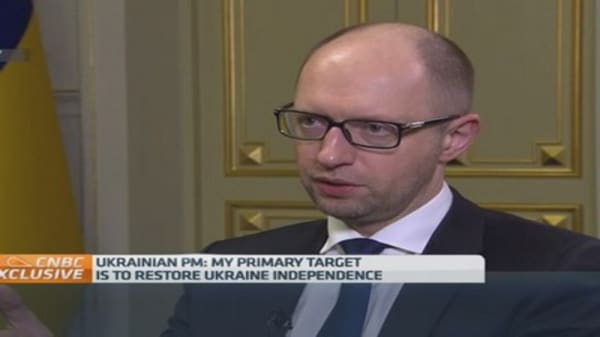 Russians, get out of our land: Ukraine PM