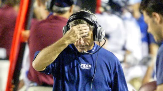 Al Bagnoli, University of Pennsylvania's football coach in 2007.