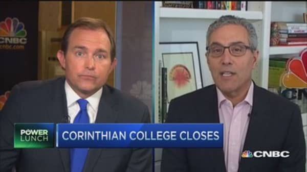Higher-ed stocks: Corinthian closing its last schools
