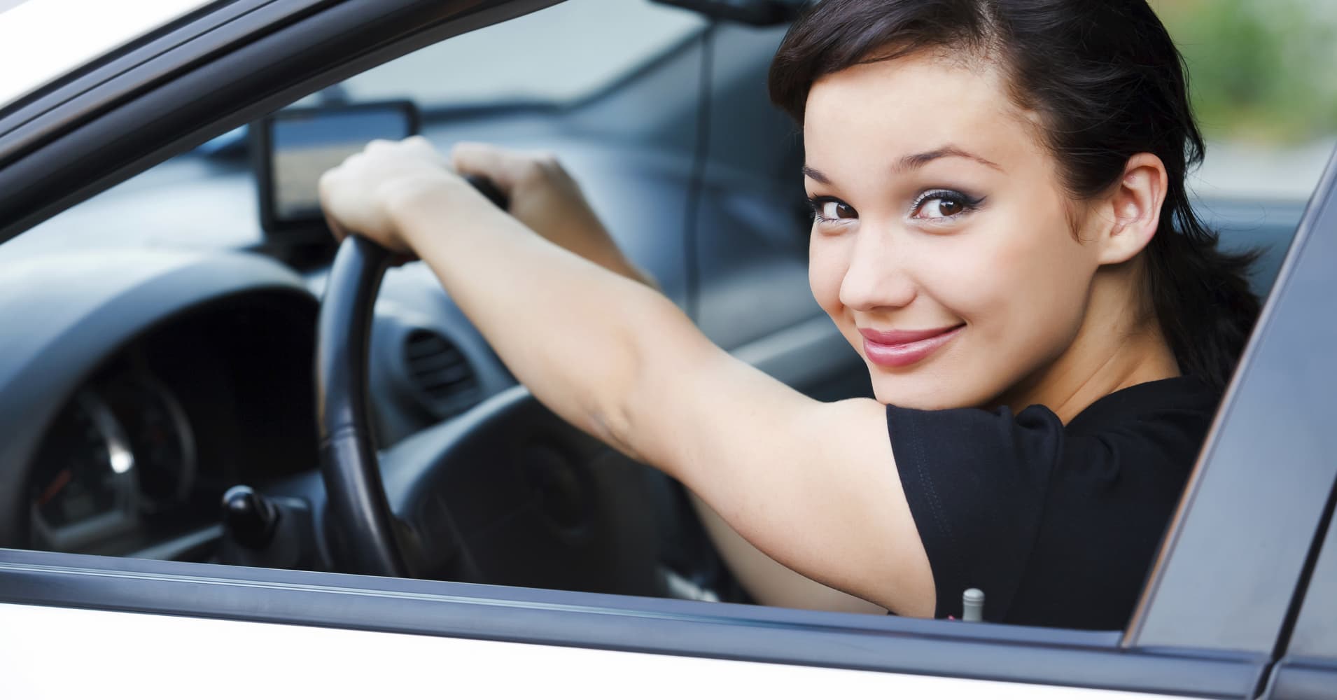 Top Cars For New Drivers Woman Driver Holding Car Keys Driving Her