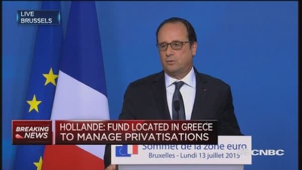 Tsipras made a courageous choice: Hollande