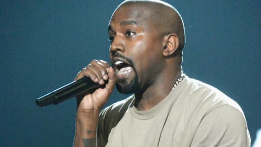 Recording artist Kanye West accepts the Video Vanguard Award onstage during the 2015 MTV Video Music Awards at Microsoft Theater on August 30, 2015 in Los Angeles.