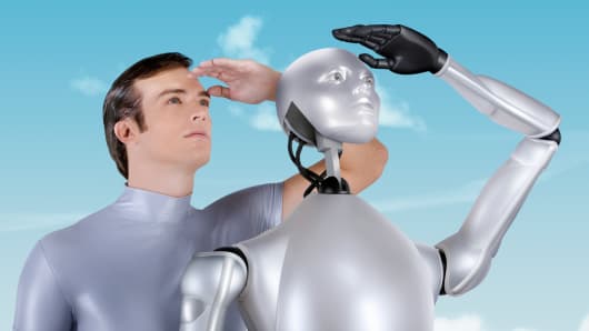 Robot and human robo advisors