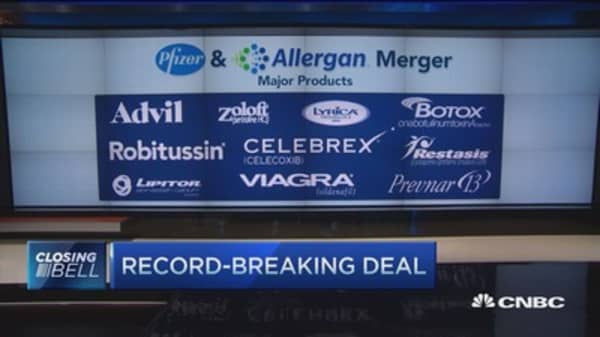 Pfizer-Allergan by the numbers