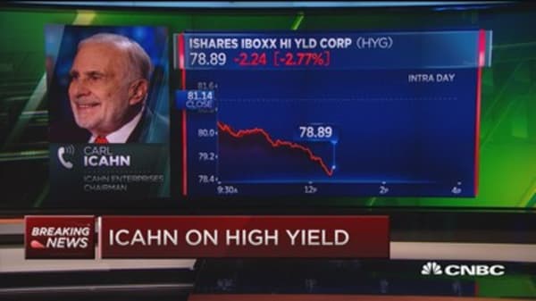 Carl Icahn: High yield tremendously overpriced