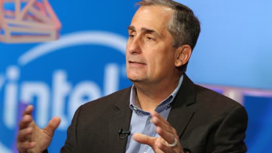 Brian Krzanich, CEO of Intel.