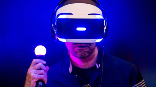 Sony Project Morpheus virtual-reality headset 