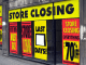 Store closing retail signage