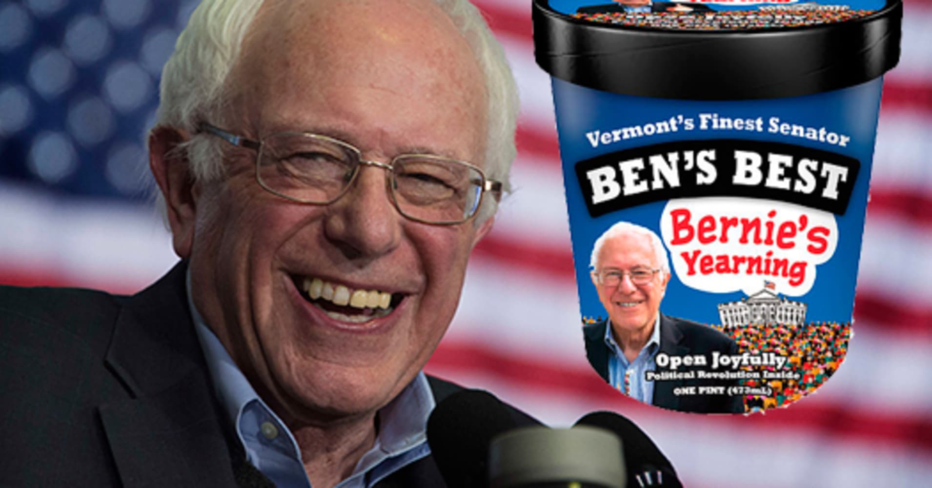 Ben & Jerry's co-founder gives Sanders an ice cream