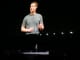 Facebook CEO Mark Zuckerberg delivers a keynote address at the Mobile World Congress in Barcelona.