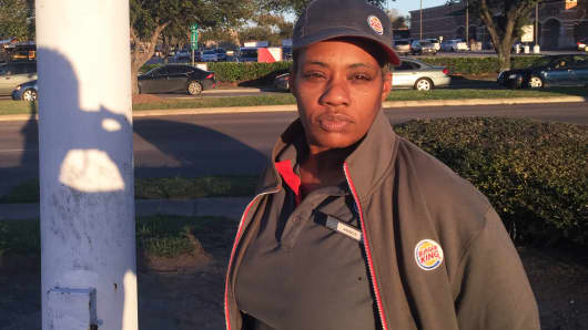 Janice Talton, Burger King worker