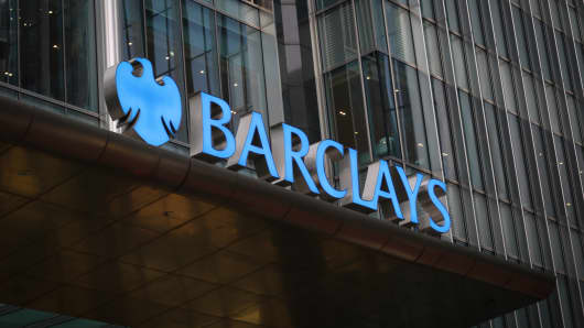 Barclays headquarters in London, England.