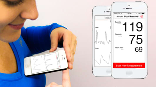 Instant Blood Pressure from AuraLife App