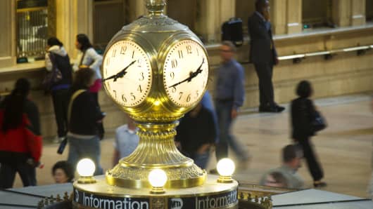 Time clock Grand Central Terminal 