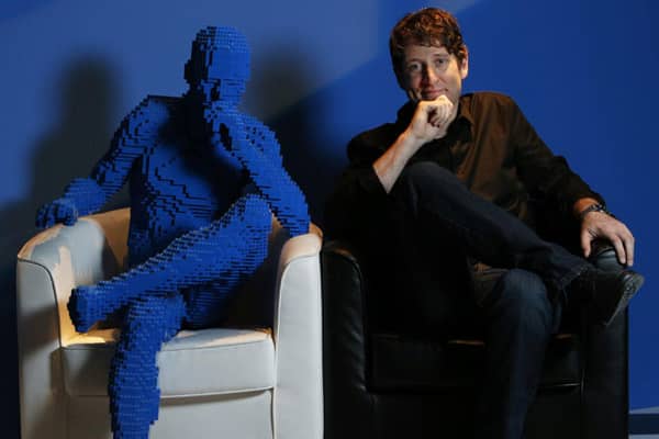 Nathan Sawaya, lawyer turned Lego artist with one of his creations