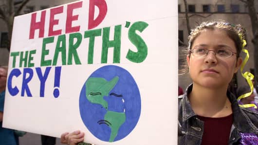 Earth Day Protest