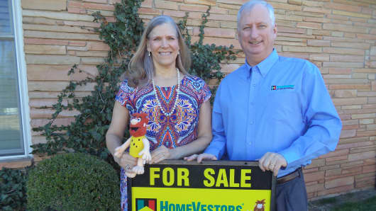 Karen and Richard McLain of HomeVestors buy old or rundown homes "as is," then renovate them for resale or rent.