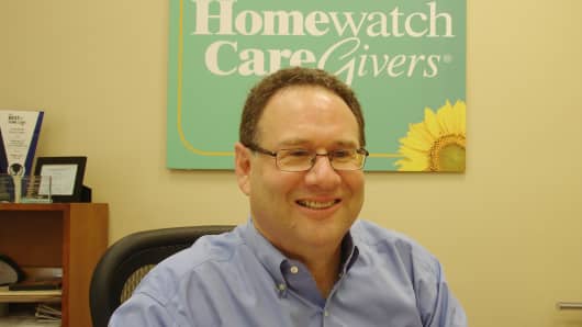Larry Aronson zeroed in on Homewatch CareGivers, realizing an aging baby boomer population would result in a large demand for in-home senior care.
