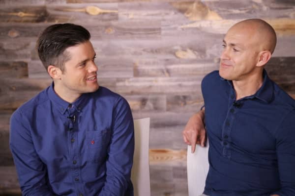 Rich Pierson and Andy Puddicombe, co-founders of HEADspace.