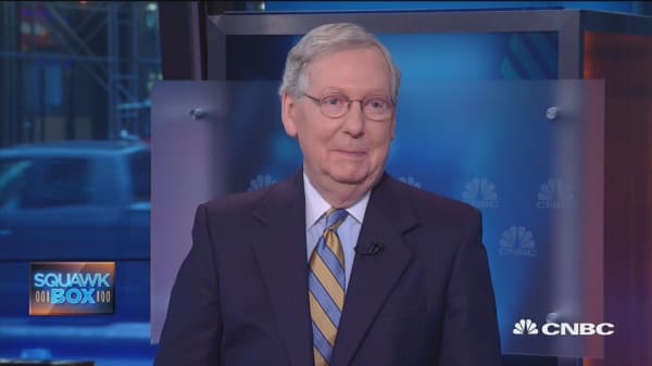 McConnell's key to success, view on Trump