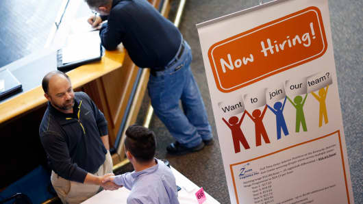 Job seekers job fair