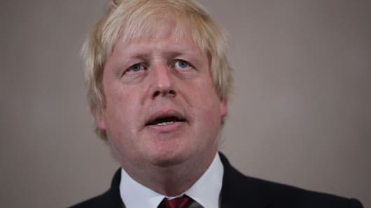 Former London Mayor and Conservative MP Boris Johnson