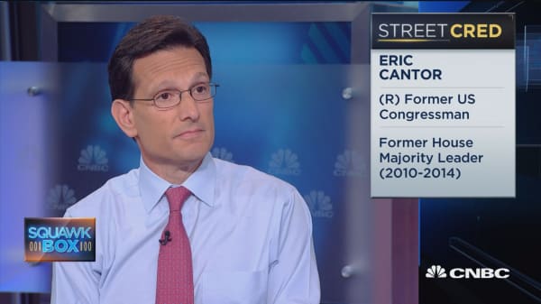 Eric Cantor: I'm supporting Donald Trump