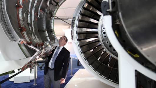 A United Technologies Corp. Pratt & Whitney PurePower PW1000G engine.