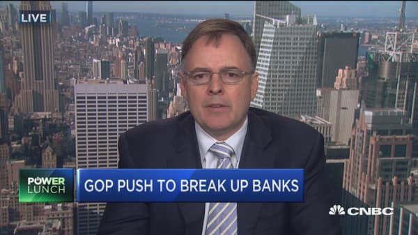 Break up big banks?