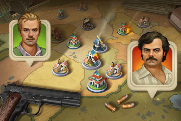 A snapshot from the Narcos game from Ftxgames