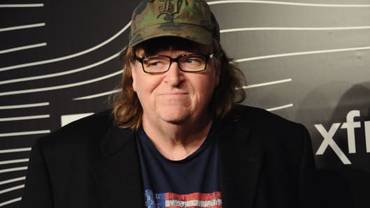 Documentary filmmaker Michael Moore