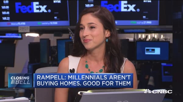 Rampell: Millennials aren't buying homes, good for them