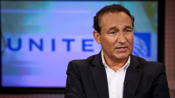 Oscar Munoz, CEO of United Airlines.