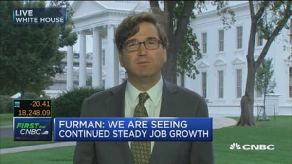 Furman: Pleased that job growth is broad based