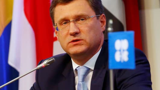 Russian Energy Minister Alexander Novak.