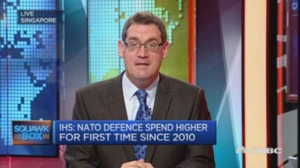 US defense budget is about 40% of global budget: IHS