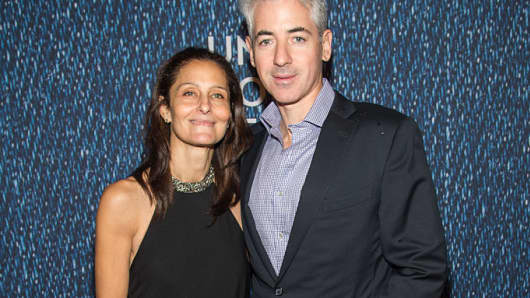 Karen Ann Herskovitz and Pershing Square Capital Management CEO Bill Ackman attend the 2015 Basser Center For BRCA Benefit at Cipriani Wall Street on November 10, 2015 in New York City.