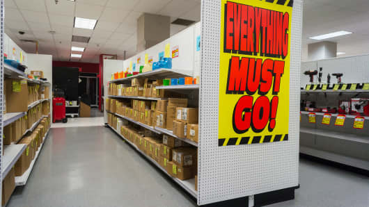 A Sears store about to close in the Bronx, New York.