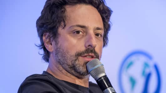 Sergey Brin, president of Alphabet and co-founder of Google