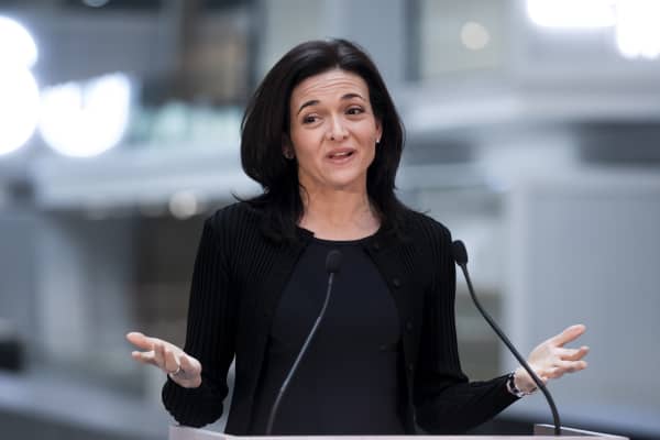Facebook COO Sheryl Sandberg announces Facebook will support startups at the future startup incubator.