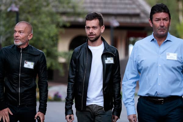 Aviv 'Vivi' Nivo, venture capitalist and major shareholder in Time Warner, Jack Dorsey, co-founder and CEO of Twitter, and Steve Easterbrook, president and CEO of McDonalds.