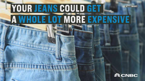 Men's jeans could get more expensive if there's a trade war with Mexico