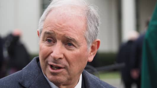 Steve Schwarzman, co-founder, chairman and chief executive officer of Blackstone Group LP.