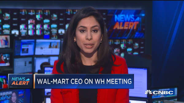 Wal-Mart CEO on meeting with Trump: Dialogue was constructive & candid