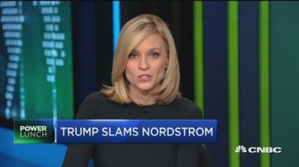 Trump slams Nordstrom for dropping daughter's brand