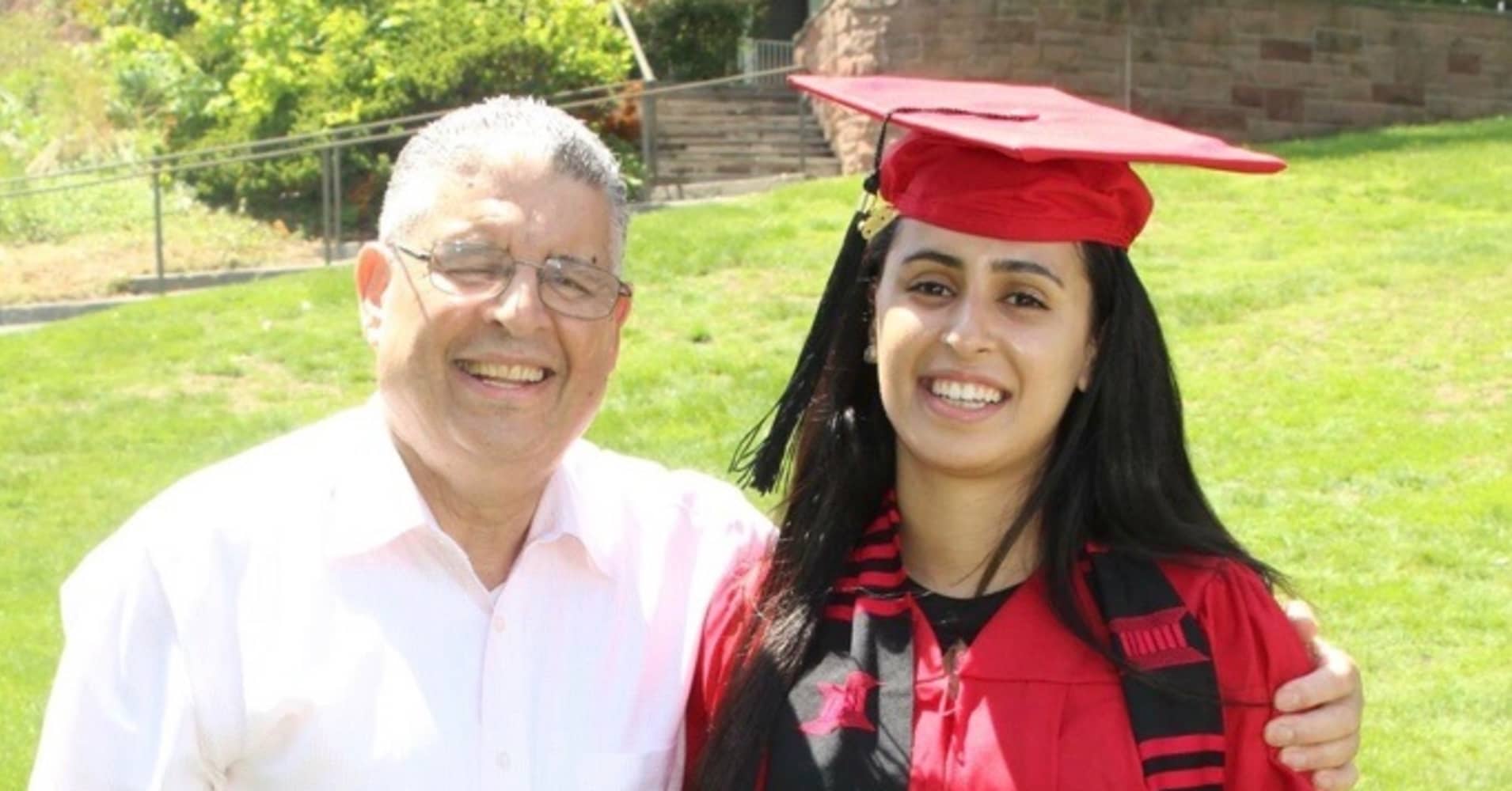 Me and my dad at my college graduation.