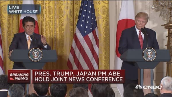 Abe: Japanese companies looking to invest in US