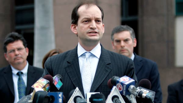 United States Attorney for the Southern District of Florida R. Alexander Acosta in 2007.